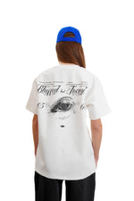 "Blurred but Focused" T-shirt in White