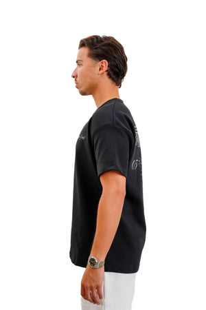"Blurred but Focused" T-shirt in Black