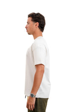 "Embossed" T-shirt in White