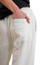 "Wide-leg" Pants in White
