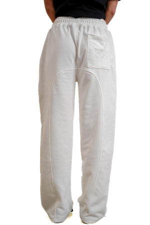 "Wide-leg" Pants in White