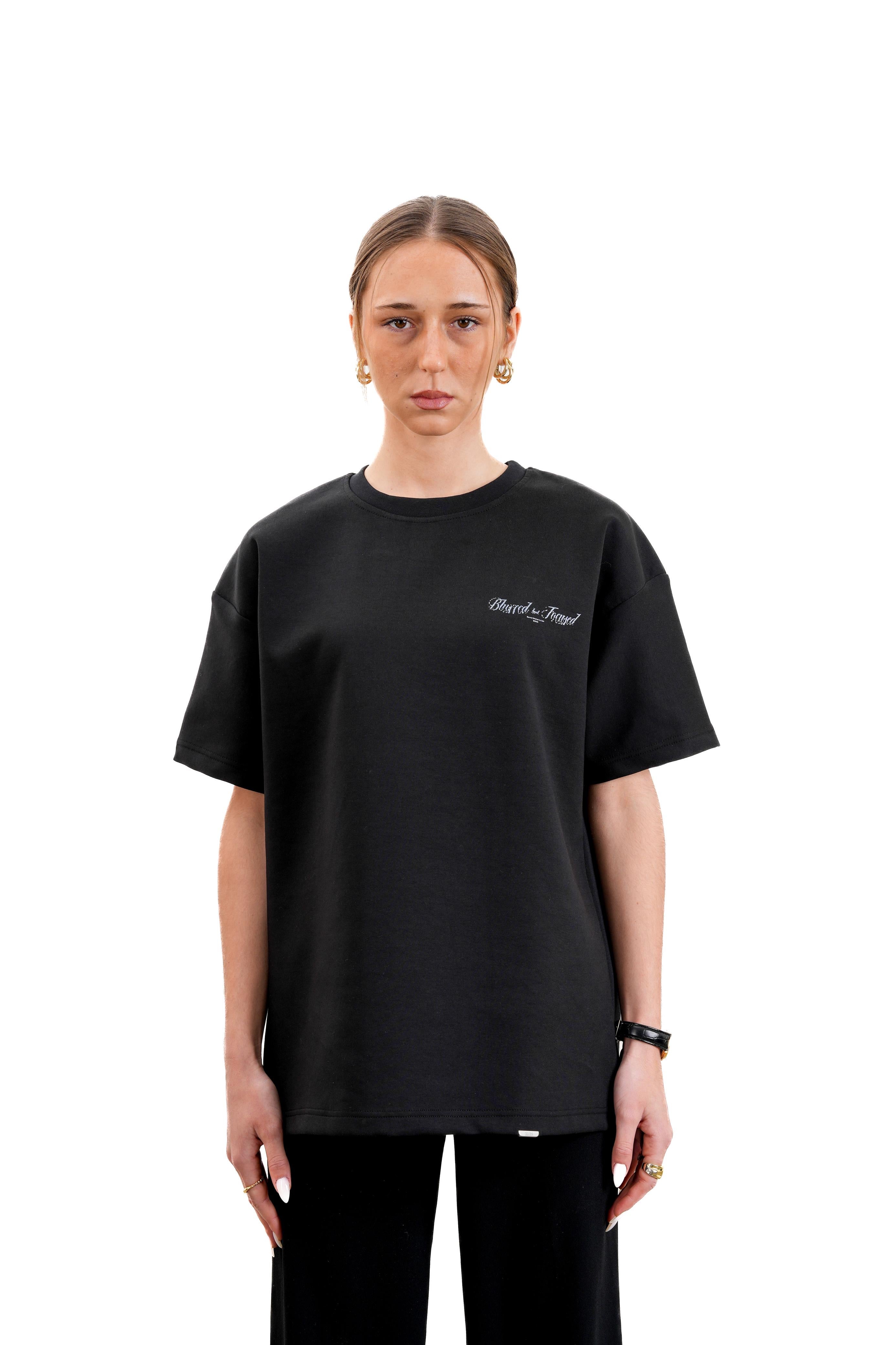 "Blurred but Focused" T-shirt in Black