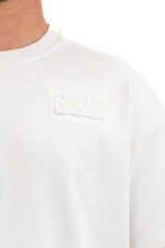 "Embossed" T-shirt in White