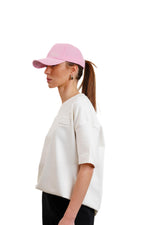 "Embossed" T-shirt in White