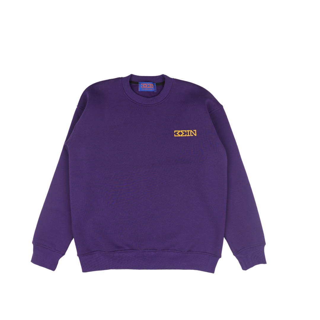 "3EIN CREWNECK" IN EMINENCE PURPLE