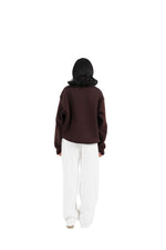 "3EIN CREWNECK" IN BROWN