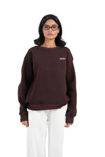 "3EIN CREWNECK" IN BROWN