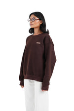 "3EIN CREWNECK" IN BROWN