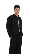 "3EIN HEAVY WORKER JACKET" IN BLACK